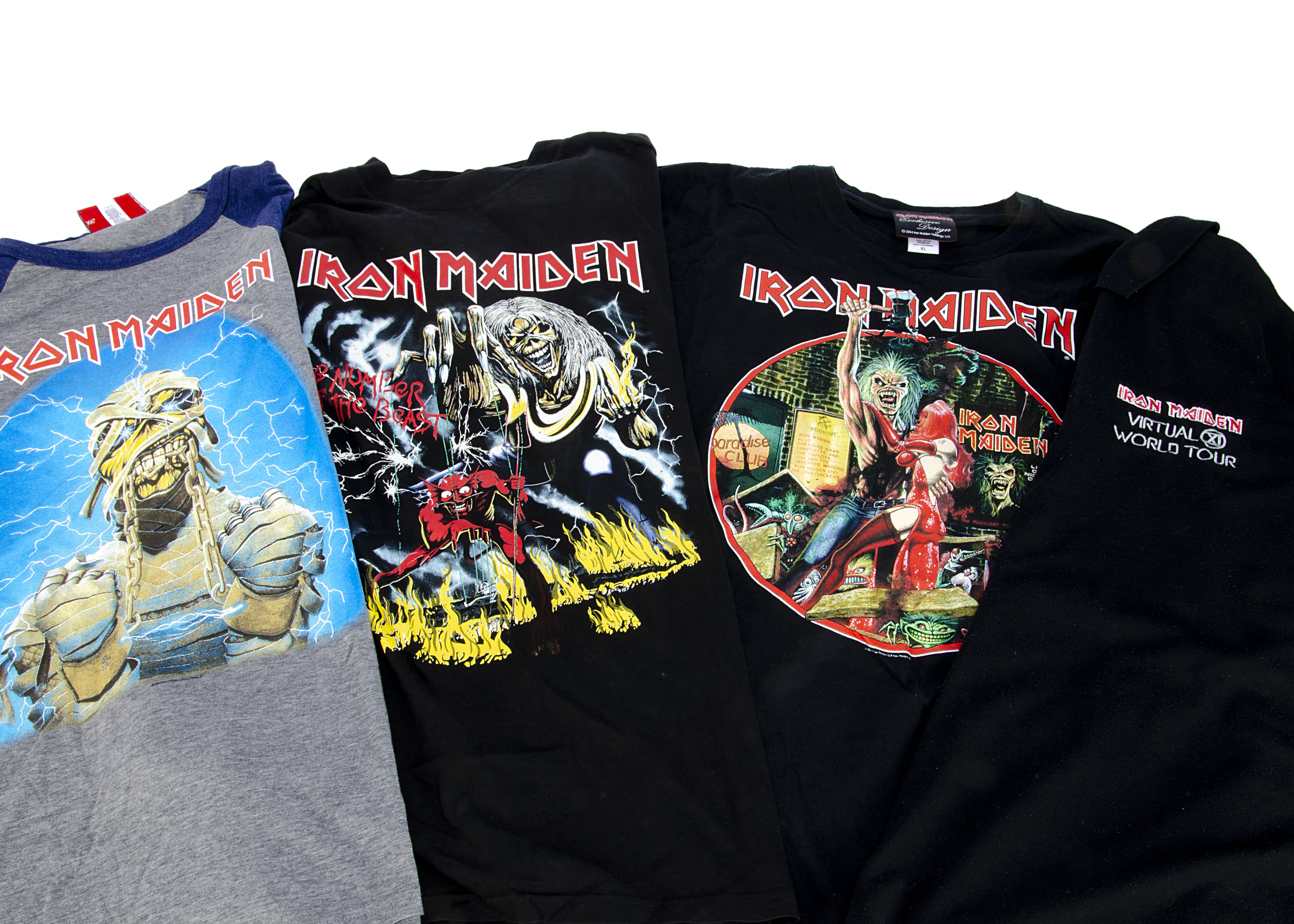 Iron Maiden 'T' Shirts, fourteen Iron Maiden 'T' Shirts comprising Fear of the Dark tour 1992 (copy) - Image 2 of 4