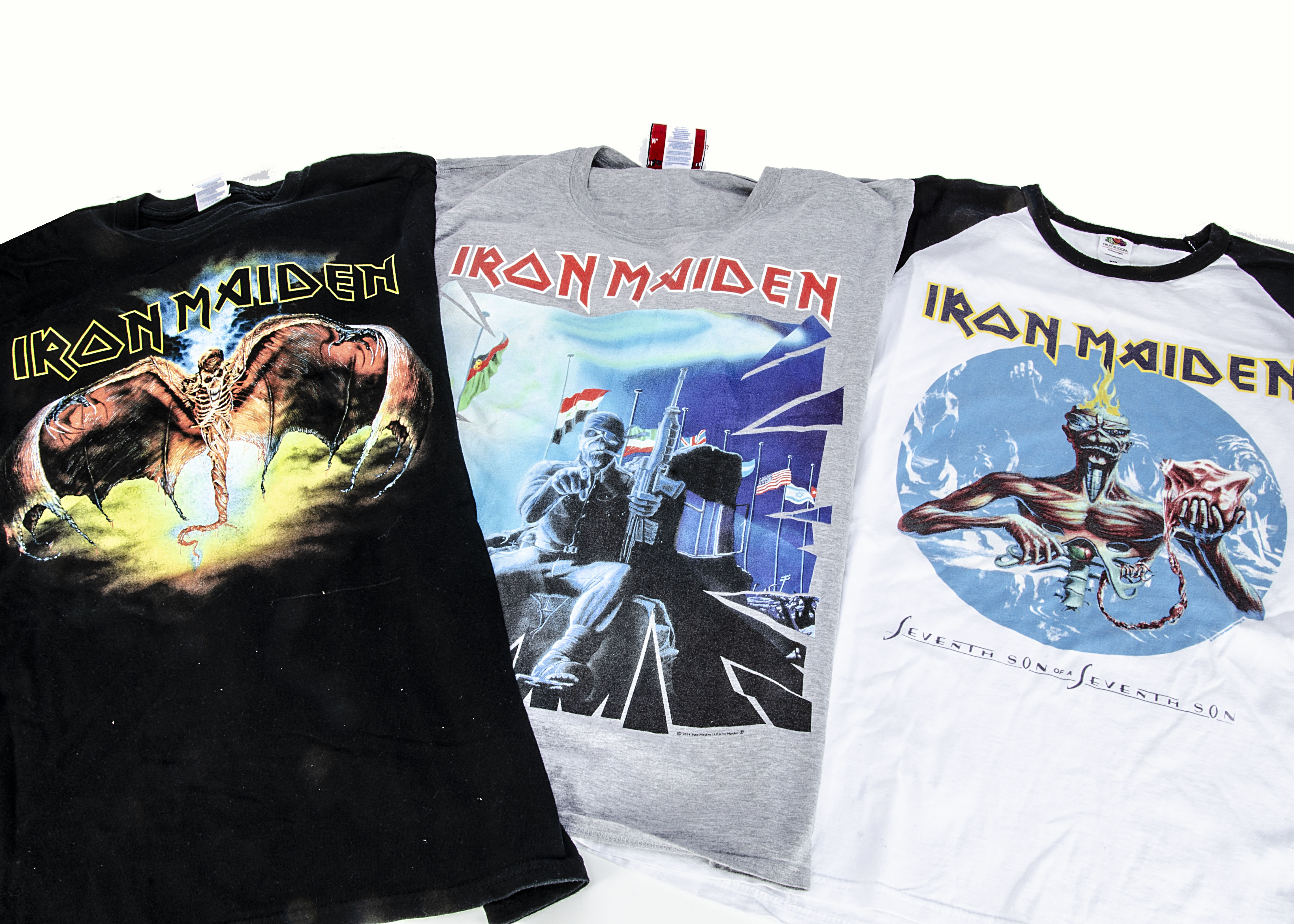 Iron Maiden 'T' Shirts, fourteen Iron Maiden 'T' Shirts comprising Fear of the Dark tour 1992 (copy) - Image 4 of 4