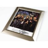 Iron Maiden Signed Photo, Framed and Glazed Simon Fowler Photo from 1997 signed by Nicko McBrain,