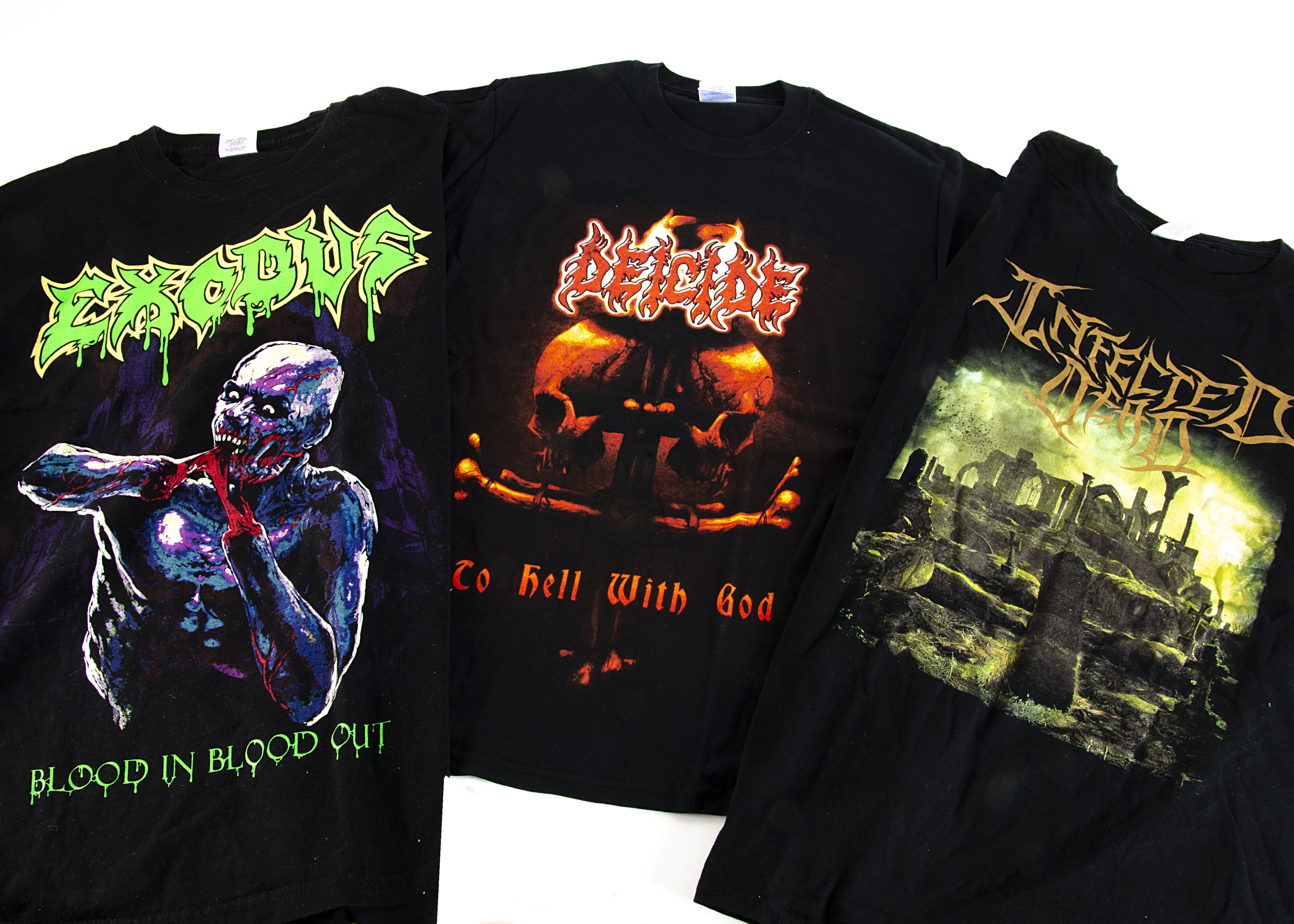 Death / Black Metal T-Shirts, sixteen Death / Black Metal T-Shirts comprising Fen (XL), Deicide - - Image 4 of 5