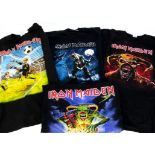 Iron Maiden / Legacy of the Beast Tour 'T' Shirts, eight Iron Maiden 'T' Shirts - Legacy of the