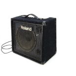 Roland Mixing Amplifier, a Roland KC-100 mixing keyboard amplifier and speaker S/N ZN60274, power