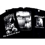 Death / Black Metal T-Shirts, fifteen 'T' Shirts printed with a variety of Metal Bands comprising