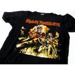 Iron Maiden Hallowed Be They Name 'T' Shirt, an Iron Maiden 1993 'T' shirt printed to the reverse '