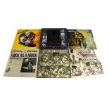 Jethro Tull LPs, fourteen albums and a Box Set comprising 20 Years of Jethro Tull (Five Album Box