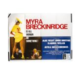 Myra Breckinridge (1970) UK Quad poster, for this Raquel Welch film (also starring Mae West) -