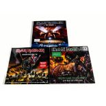 Iron Maiden Picture Discs, three sealed Picture Disc Double and Treble albums comprising En Vivo!,