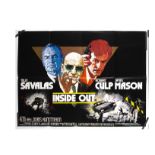 Inside Out (1975) UK Quad poster, for this Crime movie starring Telly Savalas and James Mason -