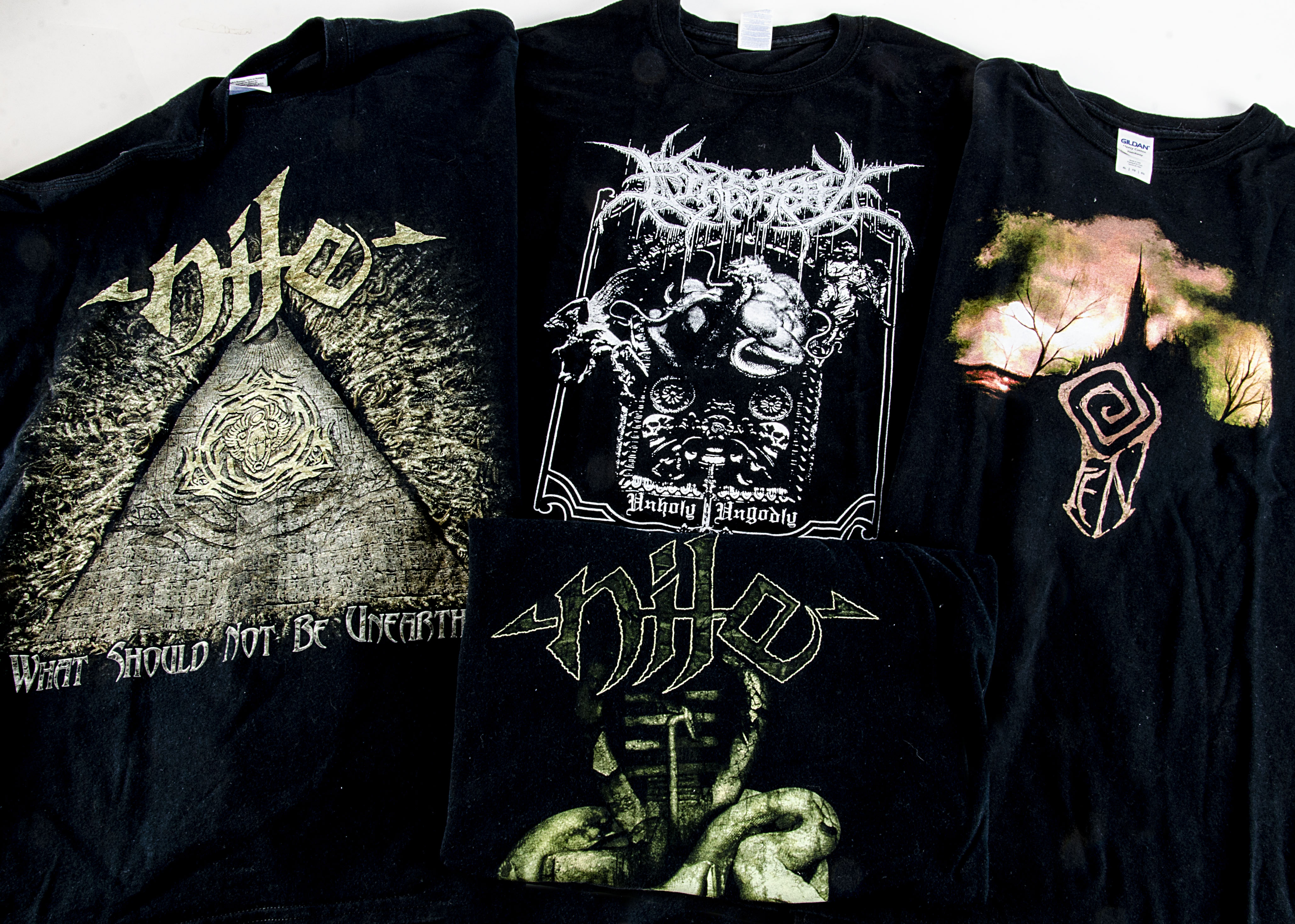 Death / Black Metal T-Shirts, sixteen Death / Black Metal T-Shirts comprising Fen (XL), Deicide - - Image 5 of 5