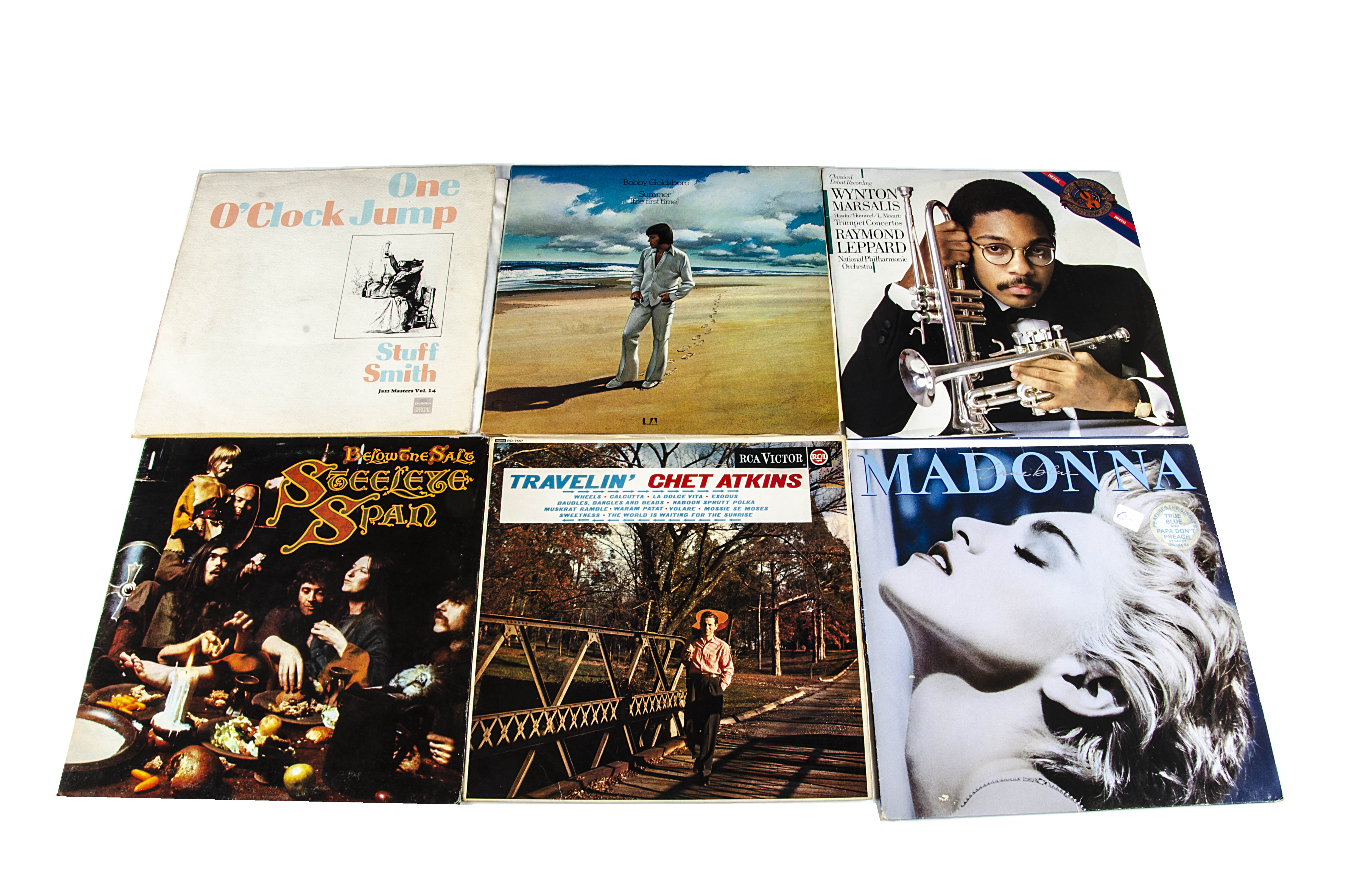 LP Records, approximately one hundred and fifty albums of various genres including Rock, Pop,