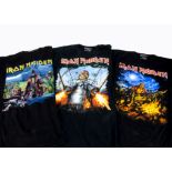 Iron Maiden / Maiden England Tour 'T' Shirts, thirteen Iron Maiden 'T' Shirts and one hoodie all