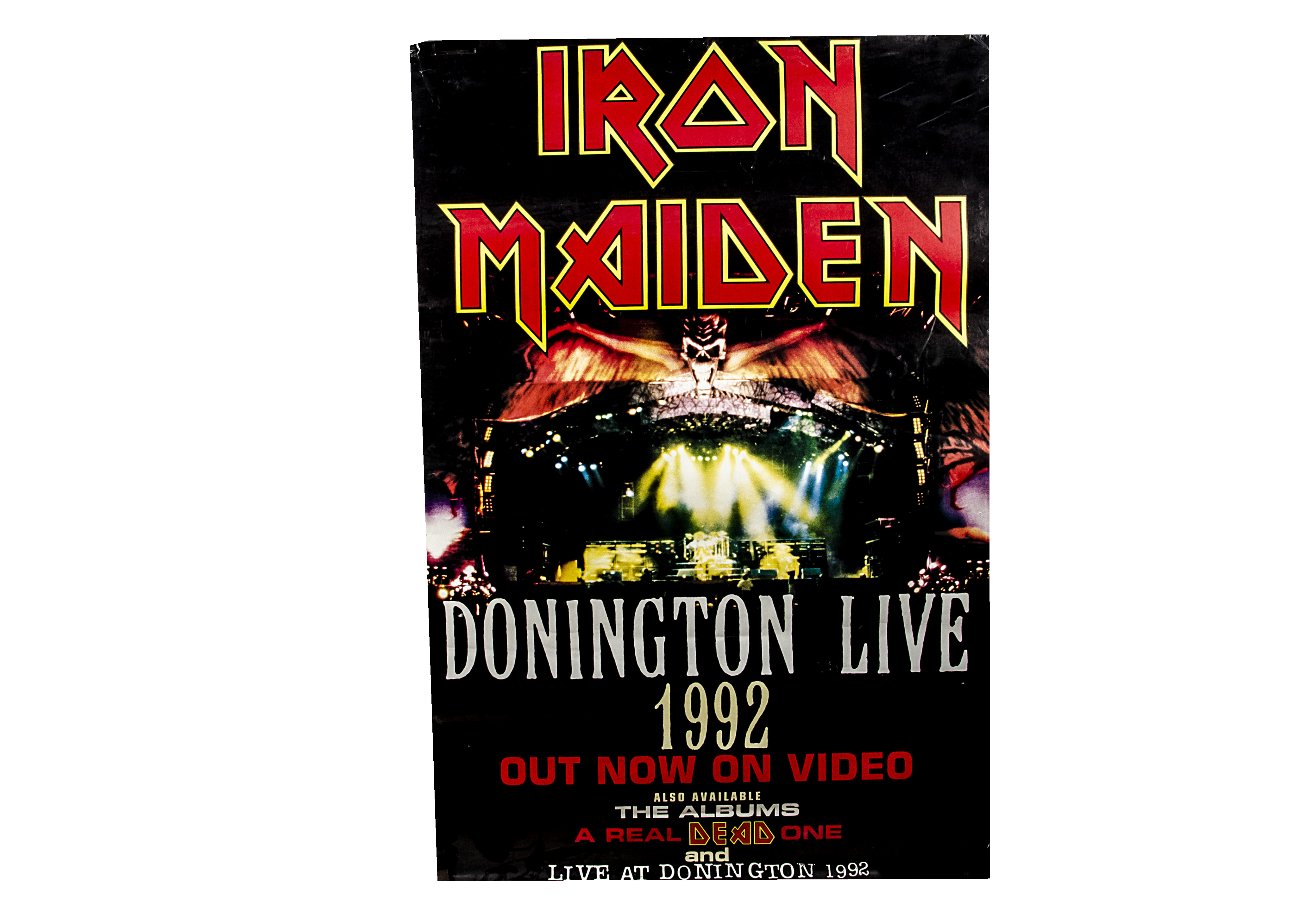 Iron Maiden Donnington 1992 Poster, Giant Poster for the release of the Donnington 1992 Video and