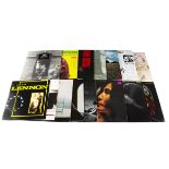 John Lennon / Yoko Ono LPs, thirteen Lennon, Ono and related albums and two 12" singles including