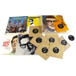 Buddy Holly / Crickets records, a Box Set, four albums and eight 7" singles comprising The