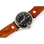 A 1953 Omega Military Royal Air Force (RAF) "Narrow Arrow" stainless steel wristwatch, 36mm case,