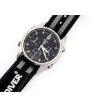 A 1980s Seiko Quartz Military Royal Air Force stainless steel wristwatch, 37mm case, running,