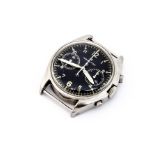 A 1970s Hamilton two button chronograph Royal Air Force stainless steel wristwatch, 39mm case,