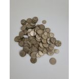 A quantity of pre 1947 British silver coinage, including florins, shillings, six pences etc 1030g