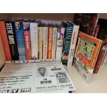 A collection of hard back sporting books and autobiographies, mostly signed, including various