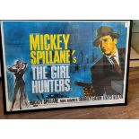 The Girl Hunters (1963) British quad film poster, based on the Mickey Spillane book of the same