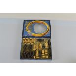 A Lord of The Rings Chess Set, Return Of The King "Antique Bronze and Ancient Bone Effect", boxed.
