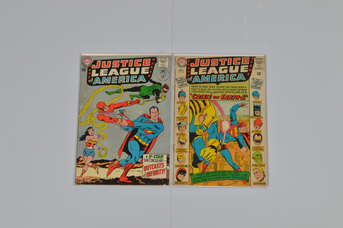 Justice League of America (1964/65) DC, #25 #38 bagged and boarded (2)