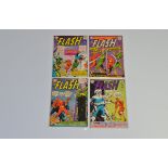 The Flash (1965/66) DC, #155 #158 #162 #166 all bagged and boarded (4)