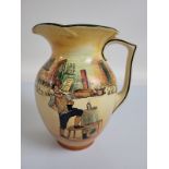 A Royal Doulton Dickens ware large lemonade jug, with transfer printed scene of Sam Weller, 22cm