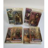 A set of four McFarlane Toys Kiss Creatures, The Demon, The Fox, The Space Ace and The Star Child