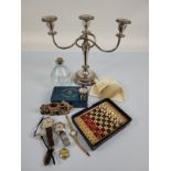 A nice mixed lot of collectables, including a Betterware dustpan and brush, a silver thimble and