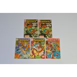 Fantastic Four (1971-74) Marvel, #111 #114 #123 #126 #149 all bagged and boarded (5)