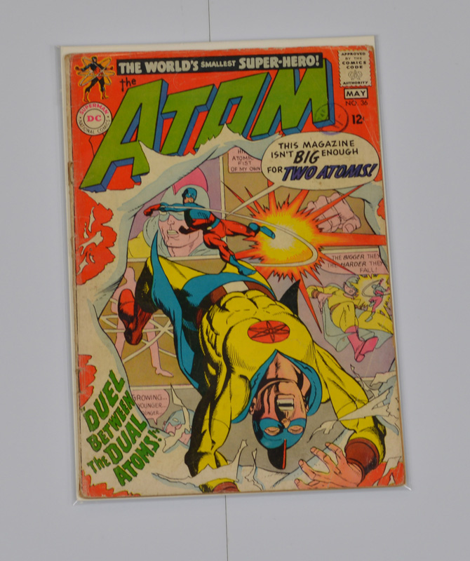 The Atom #36 (1968) DC, Duel between two Atoms, bagged and boarded.