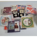 A collection of United Kingdom Brilliant Uncirculated Coin Collections, in card cases for 1990,