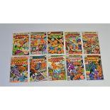 Fantastic Four (1976-78) Marvel, #166 #168 #169 #175 #180 #182 #191 #192 #193 #194 all bagged and