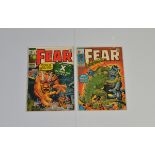 Fear (1970/71) Marvel, #2 #3 bagged and boarded (2)