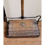 A Ewbank Royal Carpet sweeper, the oak veneered carpet sweeper with Ewbank Royal central crest