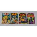 Batman (1964-1967) DC, #164 #167 #188 #195, all bagged and boarded (4)