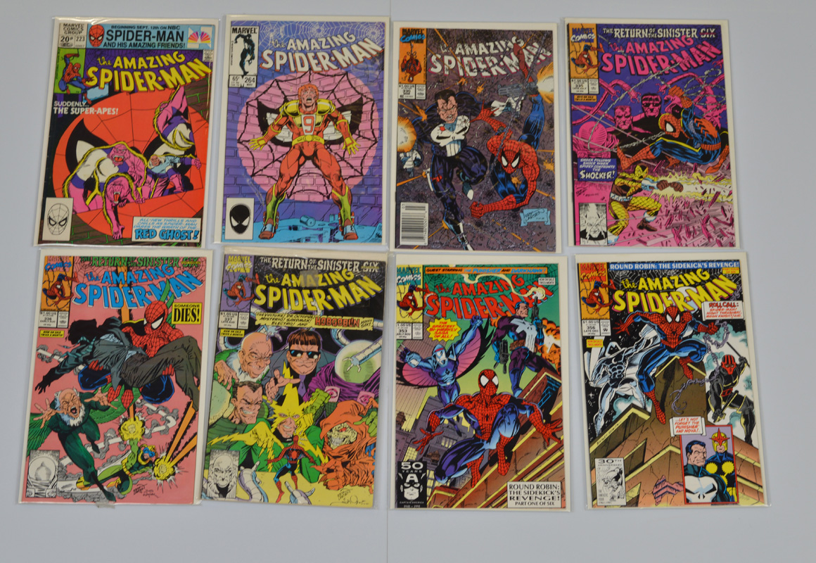 The Amazing Spider-Man (1981-1991) Marvel, #223 #264 #330 #335 #336 #337 #338 #353 #356 (9)