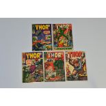 Thor (1967/68) Marvel, #141 #148 #149 #150 #159 bagged and boarded (5)