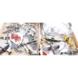 Corgi Aviation Archive, eighteen loose WWII and later military aircraft models, with some stands and