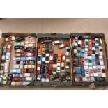 Unboxed Modern Diecast American Cars, a collection of vintage cars includes examples by Matchbox,