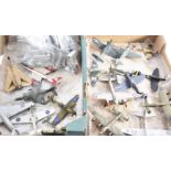 Corgi Aviation Archive, eighteen loose WWII and later military aircraft models, with some stands and