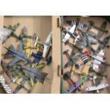 Corgi Aviation Archive, twenty five loose WWI and later military aircraft models, with some stands