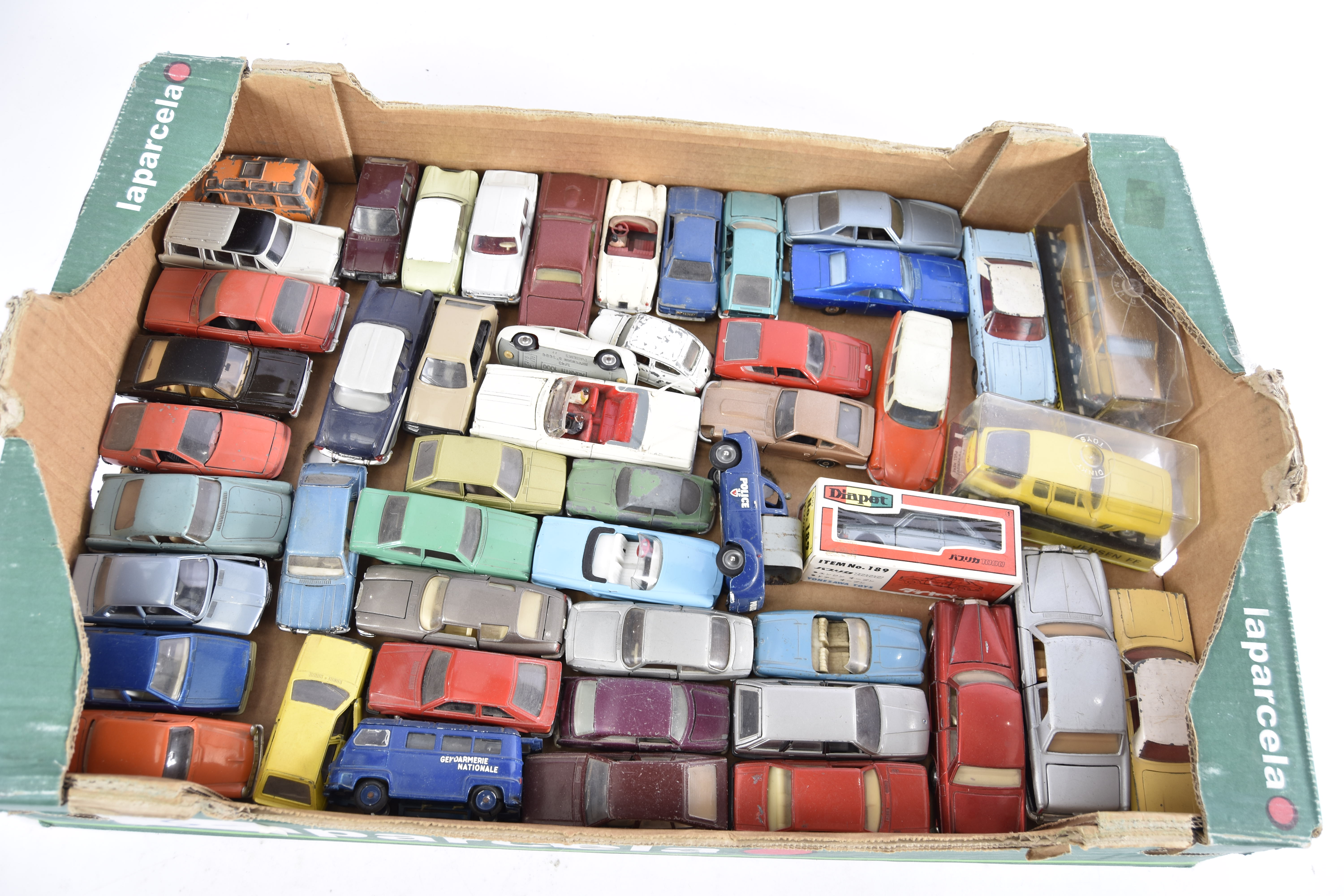 1960s and Later Playworn Diecast Vehicles, mainly unboxed private vehicles, including examples by