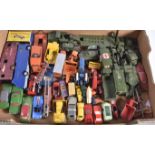 Unboxed Post-war Playworn Diecast Vehicles, vintage and modern private, commercial and military