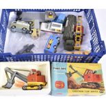 Corgi Toy Commercial Vehicles, includes a boxed 1128 Priestman Club Shovel, and unboxed 486 Kennel