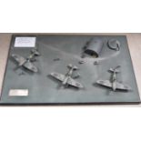 A Staples & Vine WWII RAF Airfield Diorama ‘Scramble’, featuring No.54 Squadron of May 1940,