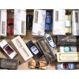 Brooklin White Metal Vintage American Cars, a boxed group all with some damage or missing