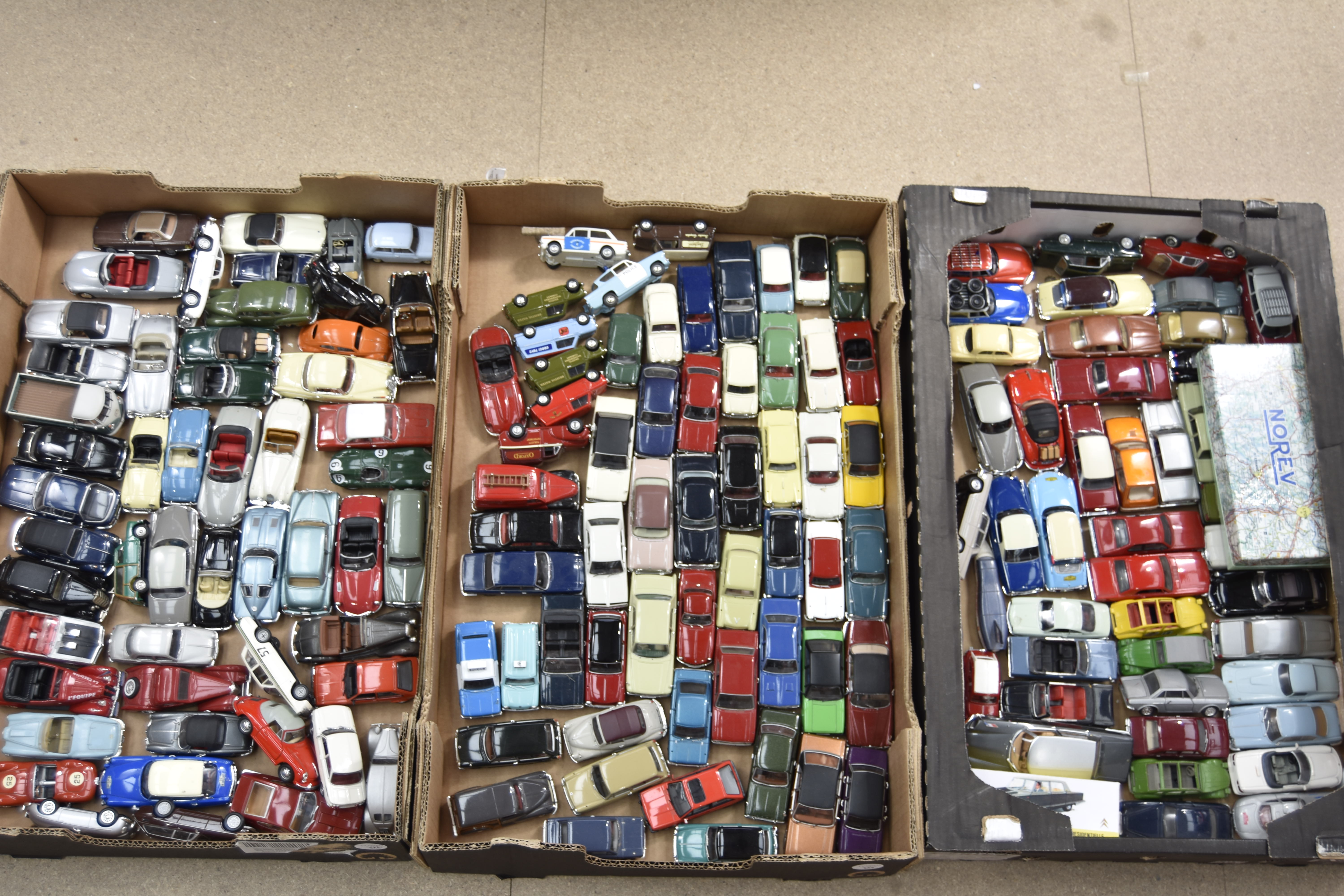 Unboxed Modern Diecast Cars, a collection of vintage cars mainly European including examples By