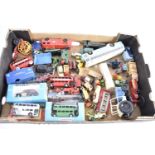 Post-war and Later Playworn and Boxed Diecast Vehicles, various vintage private and commercial